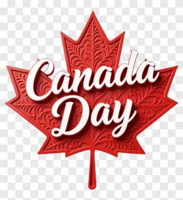 Canada Day Maple Leaf Emblem PNG
