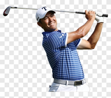 Golfer Mid-swing PNG