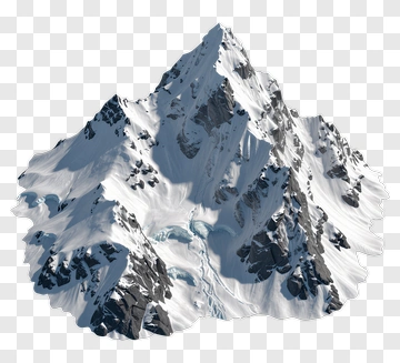 Snow-Capped Mountain Peak PNG