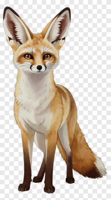 Standing Fox PNG