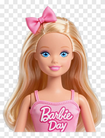 Barbie Doll In Pink Outfit PNG