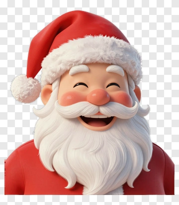 Santa Claus With Happy Smile PNG