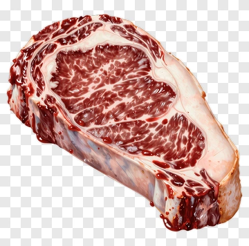 Steak With Marbling PNG