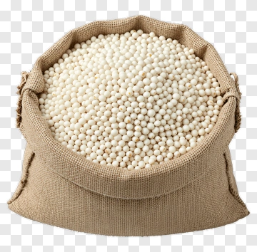 White Beans In Burlap Sack PNG