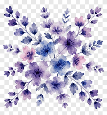 Watercolor Floral Bouquet PNG