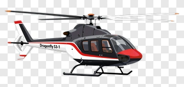 Dragonfly S3-1 Helicopter PNG