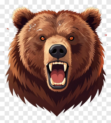 Fierce Bear PNG