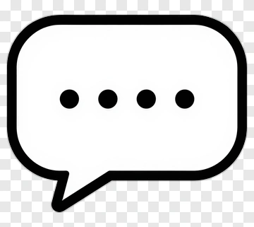 Speech Bubble With Ellipsis PNG