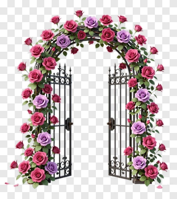 Rose Arch Gate PNG