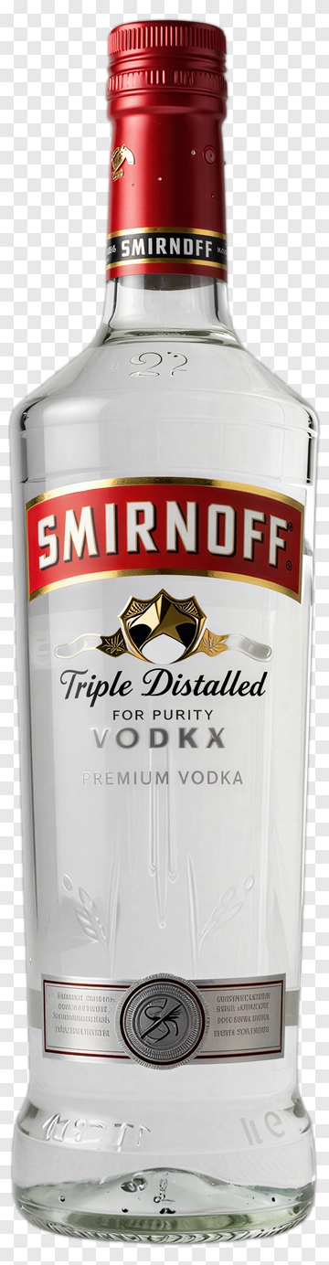 Smirnoff Vodka Bottle PNG