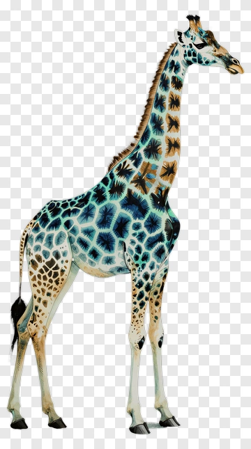 Watercolor Giraffe PNG