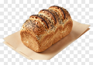 Freshly Baked Seed Bread PNG
