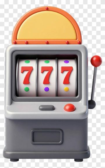 Slot Machine With Winning Seven PNG