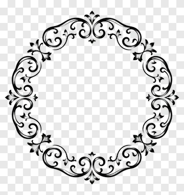 Ornamental Frame Design PNG
