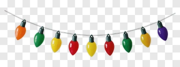 String Of Christmas Lights PNG