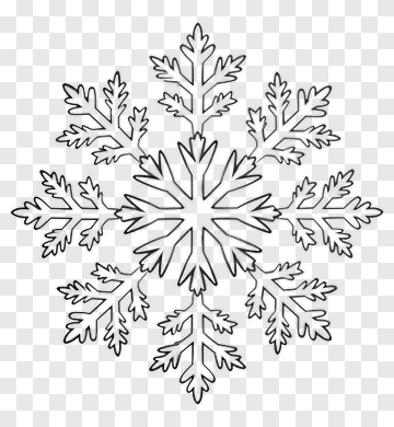 Snowflake Outline PNG
