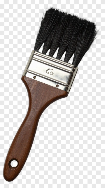 Paintbrush With Wooden Handle PNG
