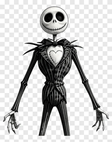 Jack Skellington In Formal Attire PNG