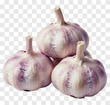 Three Garlic Cloves PNG