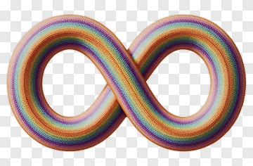 Pixelated Infinity Symbol PNG