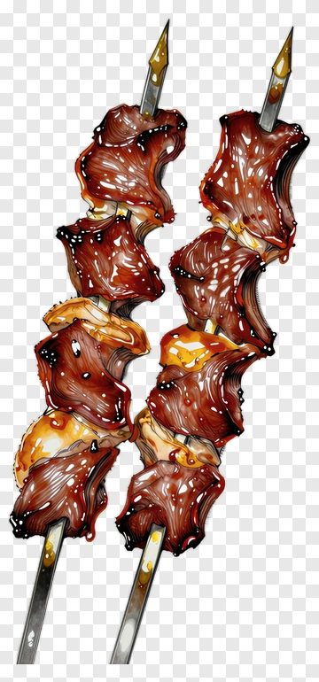Grilled Kebab Skewers PNG