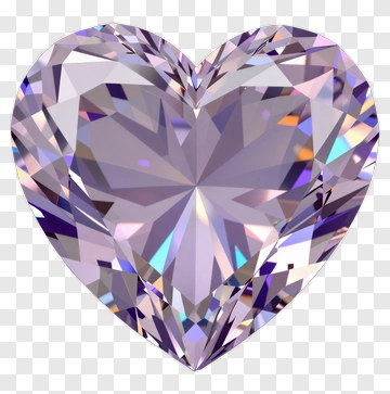 Heart-Shaped Diamond PNG