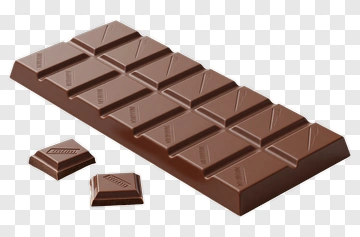 Chocolate Bar And Pieces PNG