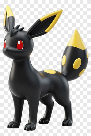 Eevee Black And Yellow Version PNG