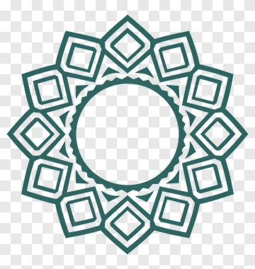 Geometric Mandala Pattern PNG