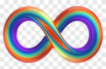 Rainbow Infinity Symbol PNG