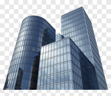 Modern Glass Skyscrapers PNG