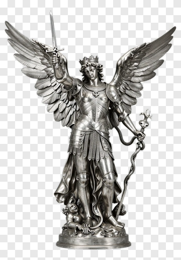 Winged Angel Statue PNG
