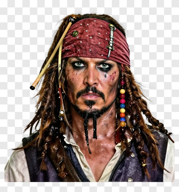 Johnny Depp As Jack Sparrow PNG