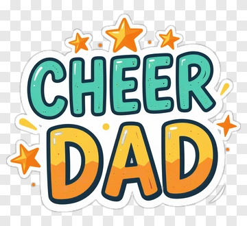 Cheer Dad PNG