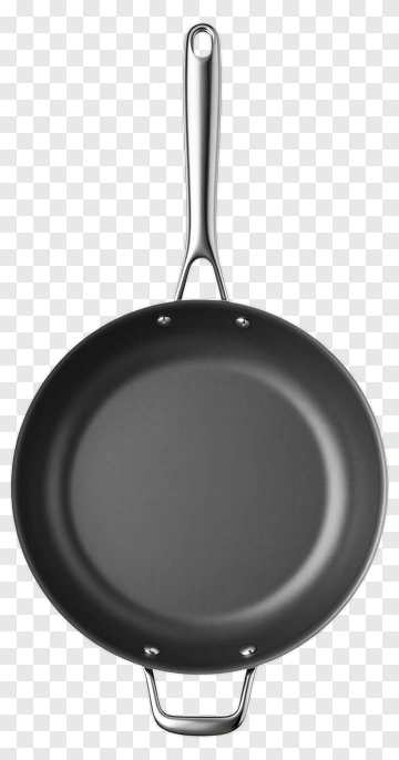 Black Nonstick Pan PNG