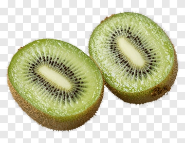 Fresh Cut Kiwi Fruit PNG