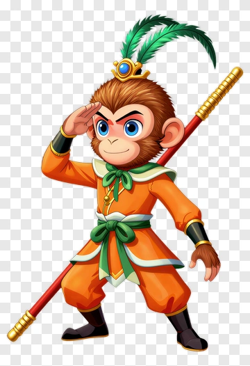 Monkey King Saluting PNG