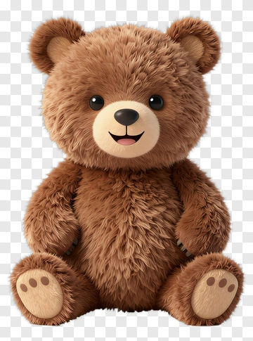 Cute Teddy Bear PNG