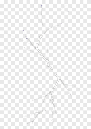 Blue Lightning Strike PNG