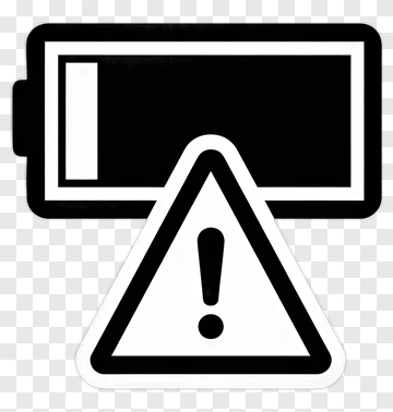 Low Battery Warning Icon PNG