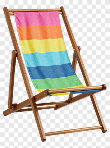 Rainbow Deck Chair PNG