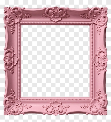 Pink Ornate Frame PNG