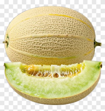 Whole And Sliced Melon PNG