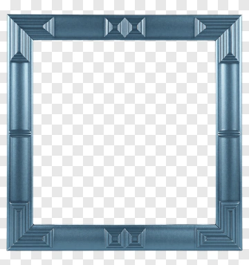 Blue Picture Frame PNG