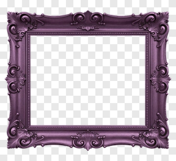 Ornate Purple Frame PNG