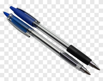 Blue And Black Ballpoint Pens PNG