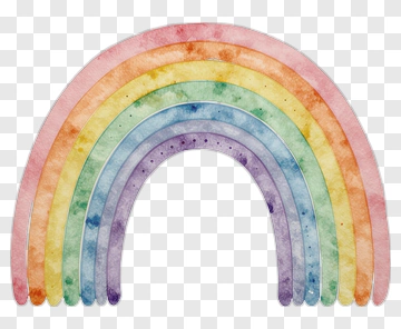 Watercolor Rainbow PNG