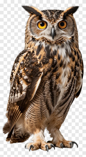 Eagle Owl Portrait PNG
