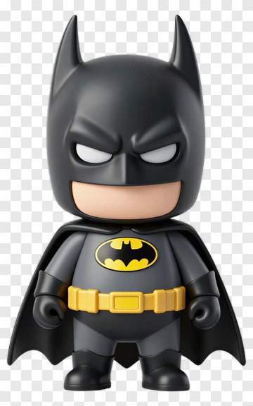 Batman Chibi Figure PNG