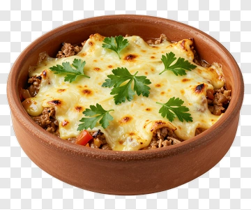 Cheese Lasagna With Parsley PNG
